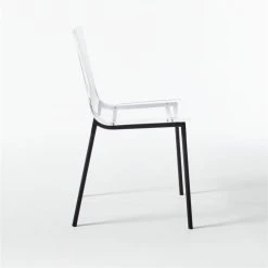 Chiaro Clear Chair Black Set Of 4 13 Chiaro Clear Chair Black Set Of 4 -Cb2 Pop Shop ChiaroBlackChairSDF20 1