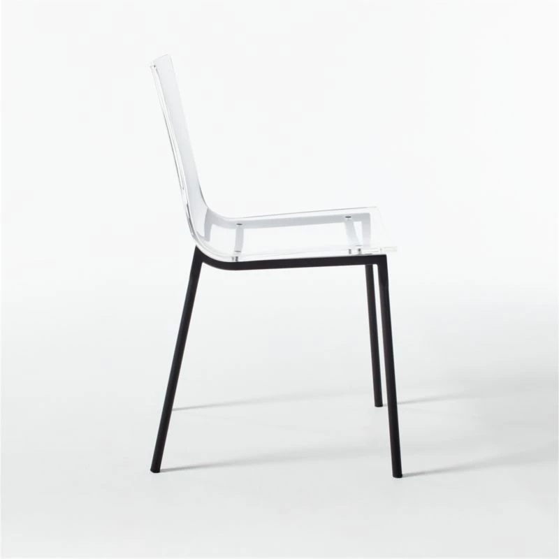 Chiaro Clear Chair Black Set Of 4 7 Chiaro Clear Chair Black Set Of 4 - Image 5