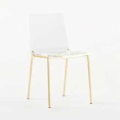 Chiaro Clear Chair Gold -Cb2 Pop Shop ChiaroChairGold3QSSS21