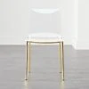 Chiaro Clear Chair Gold Set Of 4 -Cb2 Pop Shop ChiaroChairGoldSHF19 1x1 1