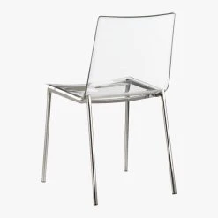 Chiaro Clear Chair Nickel Set Of 4 17 Chiaro Clear Chair Nickel Set Of 4 -Cb2 Pop Shop ChiaroChairNickel3QBF19 1