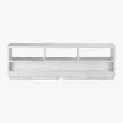 Chill High-Gloss White Media Console 60'' -Cb2 Pop Shop ChillMediaConsoleAV3F10