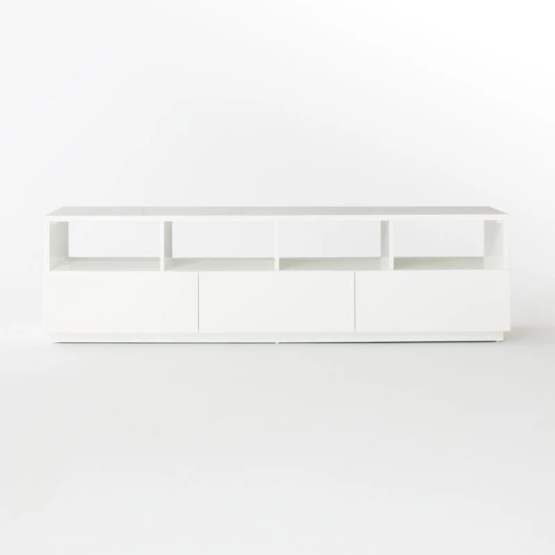 Chill High-Gloss White Media Console 80'' 6 Chill High-Gloss White Media Console 80'' - Image 4