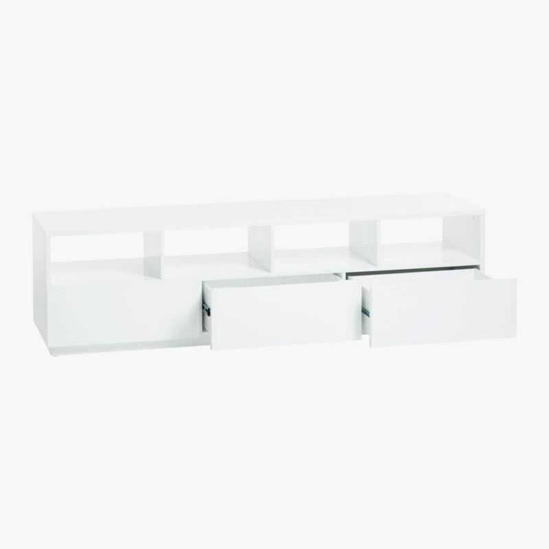 Chill High-Gloss White Media Console 80'' 8 Chill High-Gloss White Media Console 80'' - Image 6