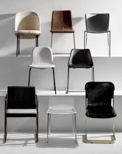 Chiaro Clear Chair Nickel -Cb2 Pop Shop ChordWovenBackDiningChairAG19