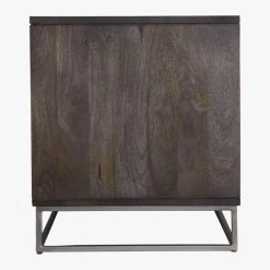 Congo Wood Media Console 56'' 17 Congo Wood Media Console 56'' -Cb2 Pop Shop CongoMediaCredenzaSdS16