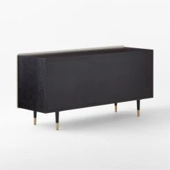 Crimped 4-Drawer White Oak Wood Dresser -Cb2 Pop Shop CrimpedWhiteLowDresser3QBSSF21