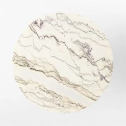 Divo Round White Mable Dining Table 11 Divo Round White Mable Dining Table -Cb2 Pop Shop DivoMarbleTableTOPSSS23