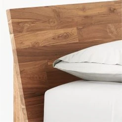 Dondra Teak Wood Queen Bed -Cb2 Pop Shop DondraQueenBedAVSSS21