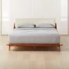 Drommen Acacia Wood Platform Queen Bed -Cb2 Pop Shop DrommenQueenBedSHS21 1x1