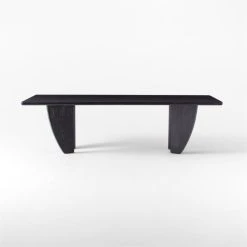 Dunn Rectangular Black Ash Wood Dining Table 107" -Cb2 Pop Shop DunnWoodDiningTableSOSSS22