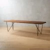 Dylan 36"x104" Medium Acacia Dining Table -Cb2 Pop Shop DylanDineTbl104X36inSHF18 1x1