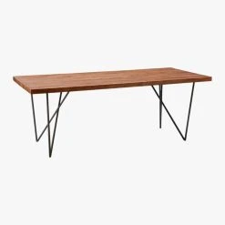 Dylan 36"x80" Medium Acacia Dining Table -Cb2 Pop Shop DylanDineTbl80X36in3QF18