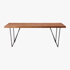 Dylan 36"x80" Medium Acacia Dining Table -Cb2 Pop Shop DylanDineTbl80X36inF18