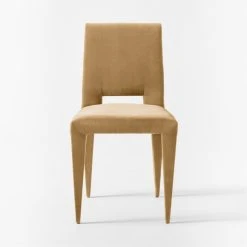 Editor Camel Upholstered Dining Chair -Cb2 Pop Shop EditorFlUphtrdCmlDngChrSOSSS22 1