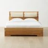 Elwood White Oak Queen Bed -Cb2 Pop Shop ElwoodQueenBedSHS23