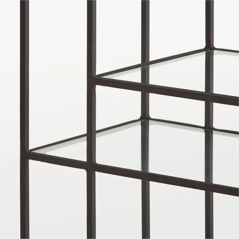 Euclidean Black Metal Etagere 8 Euclidean Black Metal Etagere - Image 6