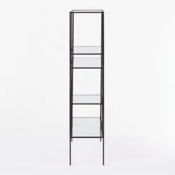Euclidean Black Metal Etagere 12 Euclidean Black Metal Etagere -Cb2 Pop Shop EuclideanBlackEtagereSDSSS21