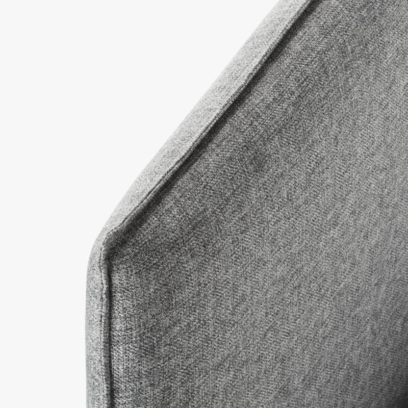 Facade Grey Tweed Twin Bed 6 Facade Grey Tweed Twin Bed - Image 4