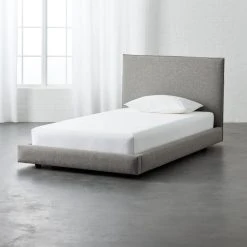 Facade Grey Tweed Twin Bed