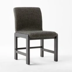Falls Black Upholstered Dining Chair -Cb2 Pop Shop FallsBlkDiningChair3QSSS22