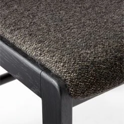 Falls Black Upholstered Dining Chair -Cb2 Pop Shop FallsBlkDiningChairAVSSS22