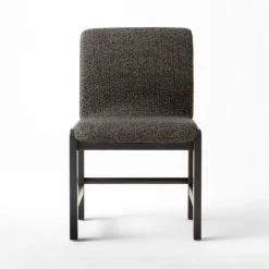 Falls Black Upholstered Dining Chair -Cb2 Pop Shop FallsBlkDiningChairSOSSS22
