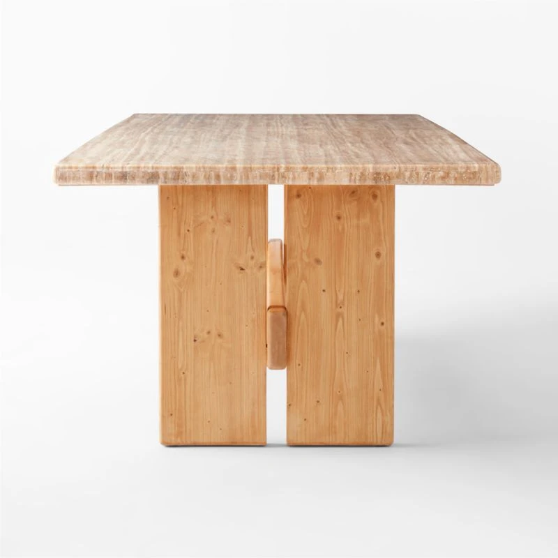 Falls Travertine Dining Table 8 Falls Travertine Dining Table - Image 6