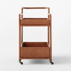 Feliz Rattan Bar Cart 21 Feliz Rattan Bar Cart -Cb2 Pop Shop FelizRattanBarCartSDSSF21