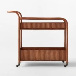 Feliz Rattan Bar Cart 19 Feliz Rattan Bar Cart -Cb2 Pop Shop FelizRattanBarCartSOSSF21