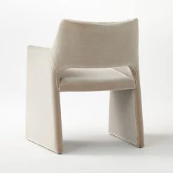 Foley Faux Mohair Grey Dining Armchair Set Of 4 -Cb2 Pop Shop FoleyFxMhrGryDnngChair3QBSSF20 1