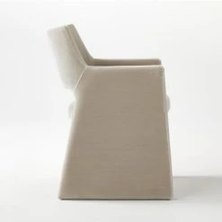 Foley Faux Mohair Grey Dining Armchair Set Of 4 -Cb2 Pop Shop FoleyFxMhrGryDnngChairSDSSF20 1