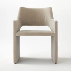 Foley Faux Mohair Grey Dining Armchair 19 Foley Faux Mohair Grey Dining Armchair -Cb2 Pop Shop FoleyFxMhrGryDnngChairSOSSF20