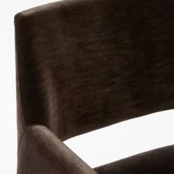 Foley Mink Velvet Dining Armchair -Cb2 Pop Shop FoleyVlvtMinkDnngChairAVSSF20