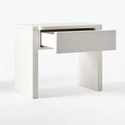 Fore Bleached Ash Wood Nightstand With Drawer -Cb2 Pop Shop ForeBlchdAshNightstand3QAVSSS21