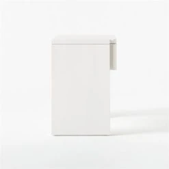 Fore Bleached Ash Wood Nightstand With Drawer -Cb2 Pop Shop ForeBlchdAshNightstandSDSSS21