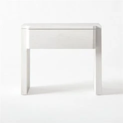 Fore Bleached Ash Wood Nightstand With Drawer -Cb2 Pop Shop ForeBlchdAshNightstandSOSSS21