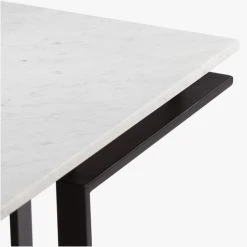 Fullerton Black Metal Desk With White Marble Top 13 Fullerton Black Metal Desk With White Marble Top -Cb2 Pop Shop FullertonMdlrDskW2LgsAVS18