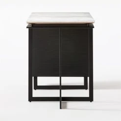Fullerton 3-Drawer Black Metal And Oak Wood With White Marble Top 15 Fullerton 3-Drawer Black Metal And Oak Wood With White Marble Top -Cb2 Pop Shop FullertonModWtDkWBkDrNLgSDF20