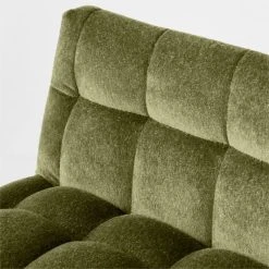 Gabe Pesto Tufted Low-Back Counter Stool -Cb2 Pop Shop GabeTftdCounterStlPestoAVSSF22