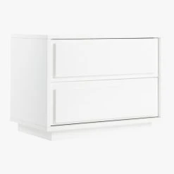 Gallery 2-Drawer High-Gloss White Nightstand -Cb2 Pop Shop GalleryNighstand3QS19