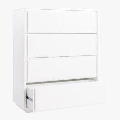Gallery Tall 4-Drawer White Dresser 12 Gallery Tall 4-Drawer White Dresser -Cb2 Pop Shop GalleryTallChest3QAVS19