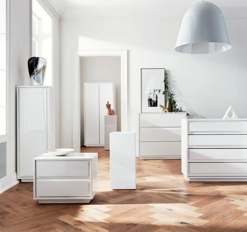 Gallery 3-Drawer White Dresser 5 Gallery 3-Drawer White Dresser - Image 3