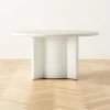 Geary Round White Wood Dining Table 2 Geary Round White Wood Dining Table -Cb2 Pop Shop GearyBlchdRoundTableSHS23