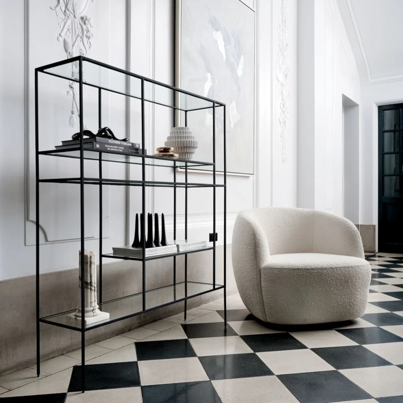 Euclidean Black Metal Etagere 5 Euclidean Black Metal Etagere - Image 3