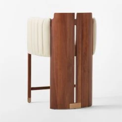 Half Moon Ivory Velvet Counter Stool Set Of 2 15 Half Moon Ivory Velvet Counter Stool Set Of 2 -Cb2 Pop Shop HalfMoonCounterStool3QBSSS22