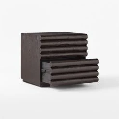 Hark Hi-Gloss Oak Wood 2-Drawer File Cabinet -Cb2 Pop Shop HarkLcqrdWdFileCabinet3QAVSSS22