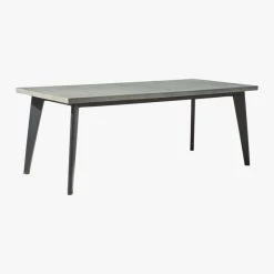 Harper Black Dining Table With Concrete Top -Cb2 Pop Shop HarperBlkNCncrtDiningTbl3QF19