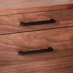 Helix 70" Walnut Bookcase With 2 Drawers -Cb2 Pop Shop HelixShortShlf2DrwWalnutAVS20