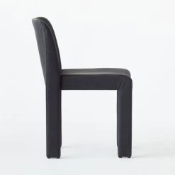 Hide Faux Leather Black Dining Chair -Cb2 Pop Shop HideFxLthrDiningChairBlkSDF20